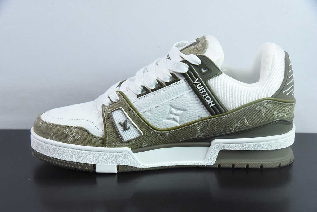 Louis Vuitton Trainer Olive Green