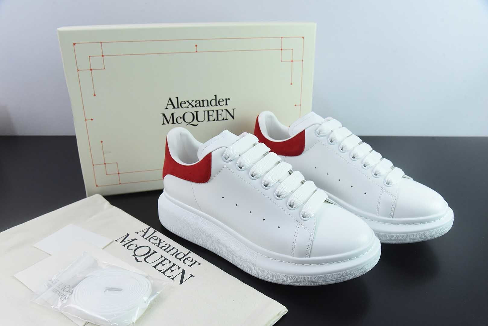 Alexander McQueen Red Suede