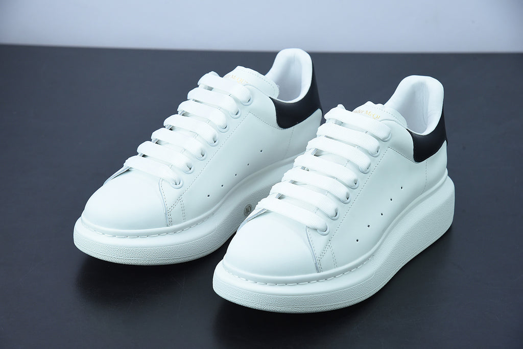 Alexander McQueen White/Black Leather