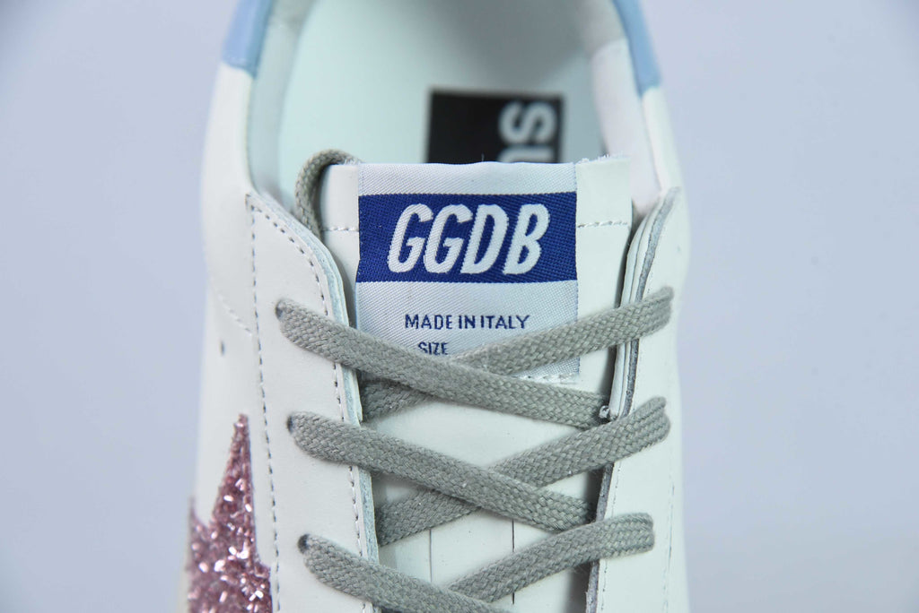 Golden Goose Super Star Pink Blue