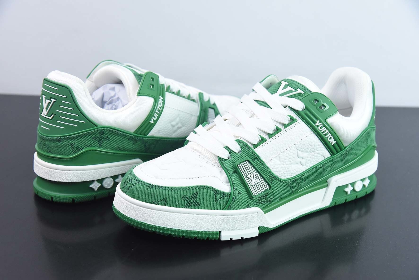 Louis Vuitton Trainer Green