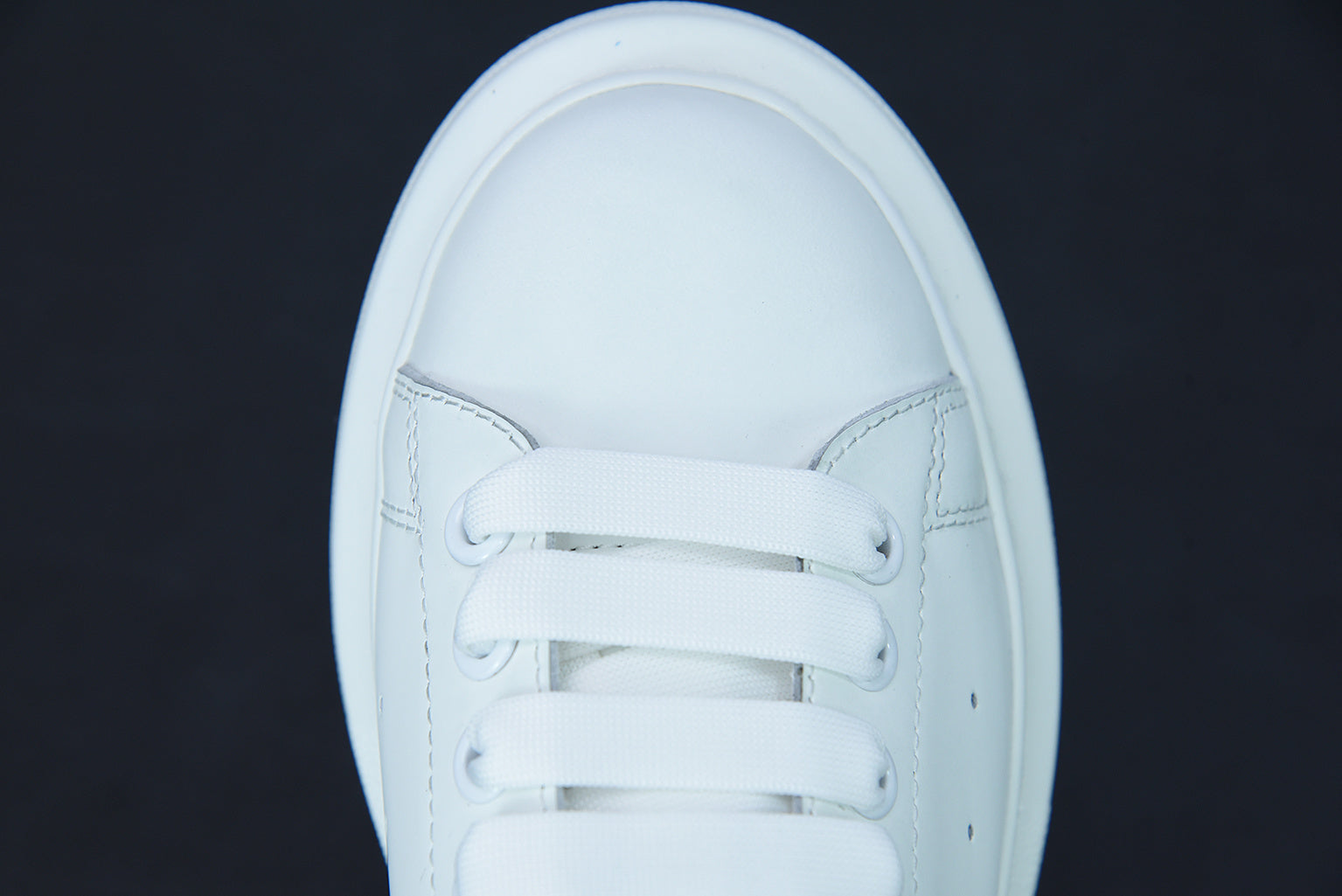 Alexander McQueen White/Black Suede