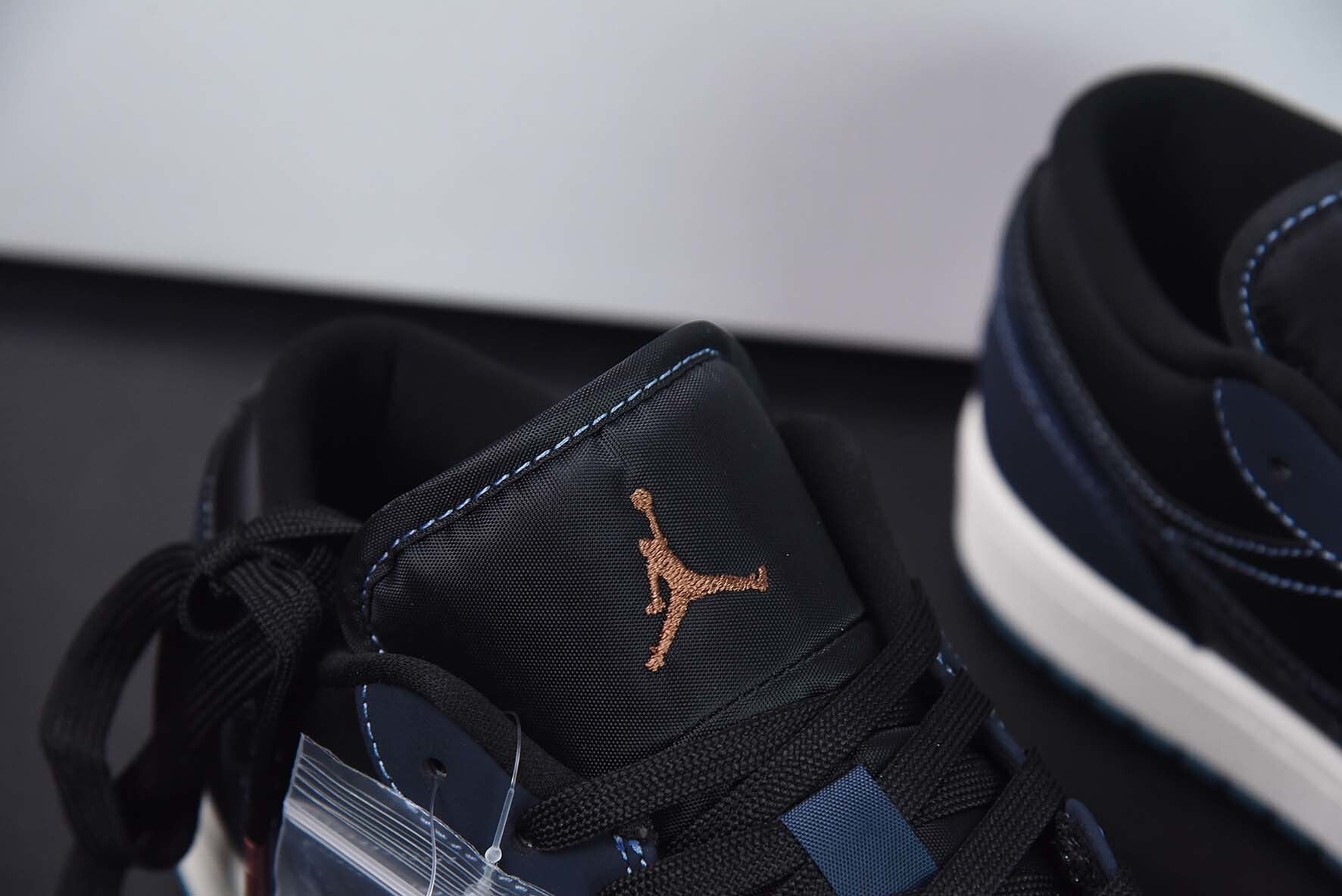 Jordan 1 Low Dark Obsidian Snakeskin